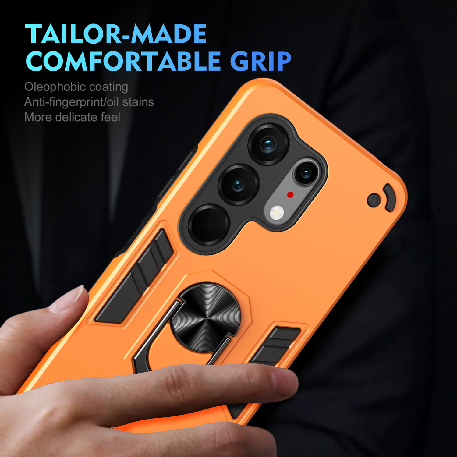 Phone Accessories Holder Car - Car Mount Magnetic TPU+PC Hybrid Armor