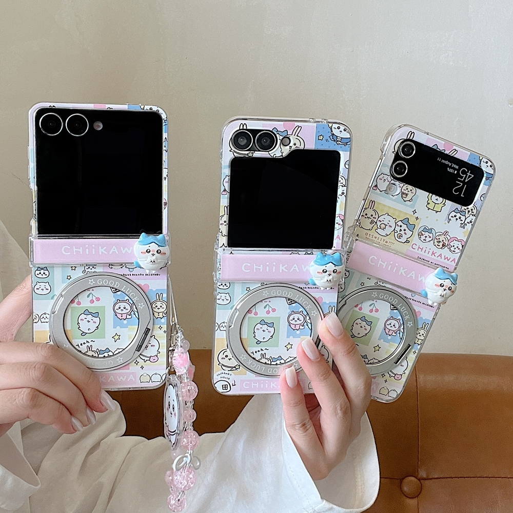 Phone Accessories Ring Holder - Anime Chiikawa Usagi Hachiware 360°Rotation Stand