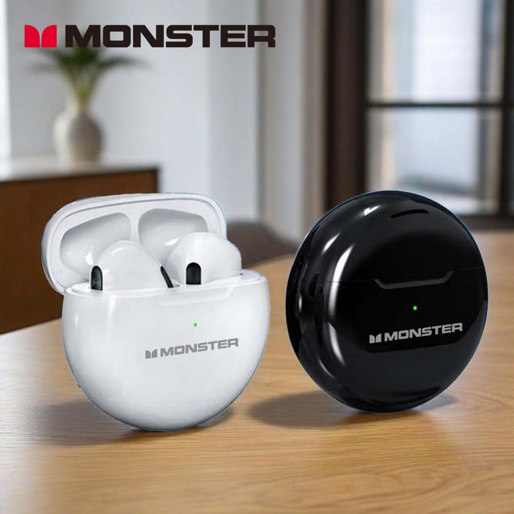Bluetooth Earphone Tws - Monster Original TWS Bluetooth 5.2 Earphones