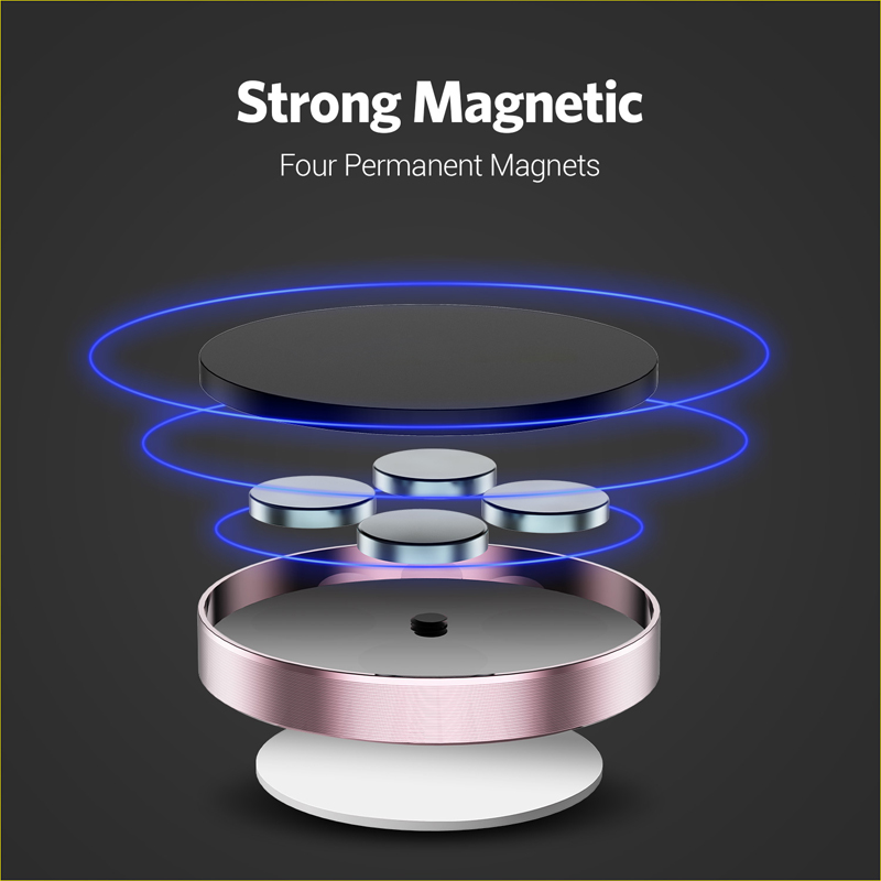 360 Degrees Magnetic Car Phone - Phone Accessories Holder Car incelemesi ve fiyatı
