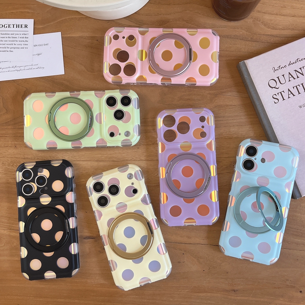 Fashion Illusory Color Polka D - Phone Accessories Ring Holder incelemesi ve fiyatı