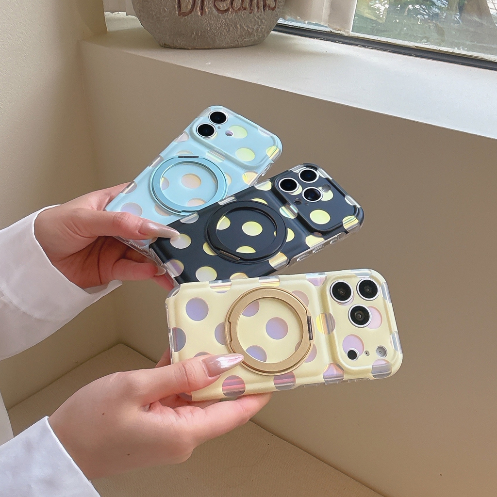 Fashion Illusory Color Polka D - Phone Accessories Ring Holder incelemesi ve fiyatı