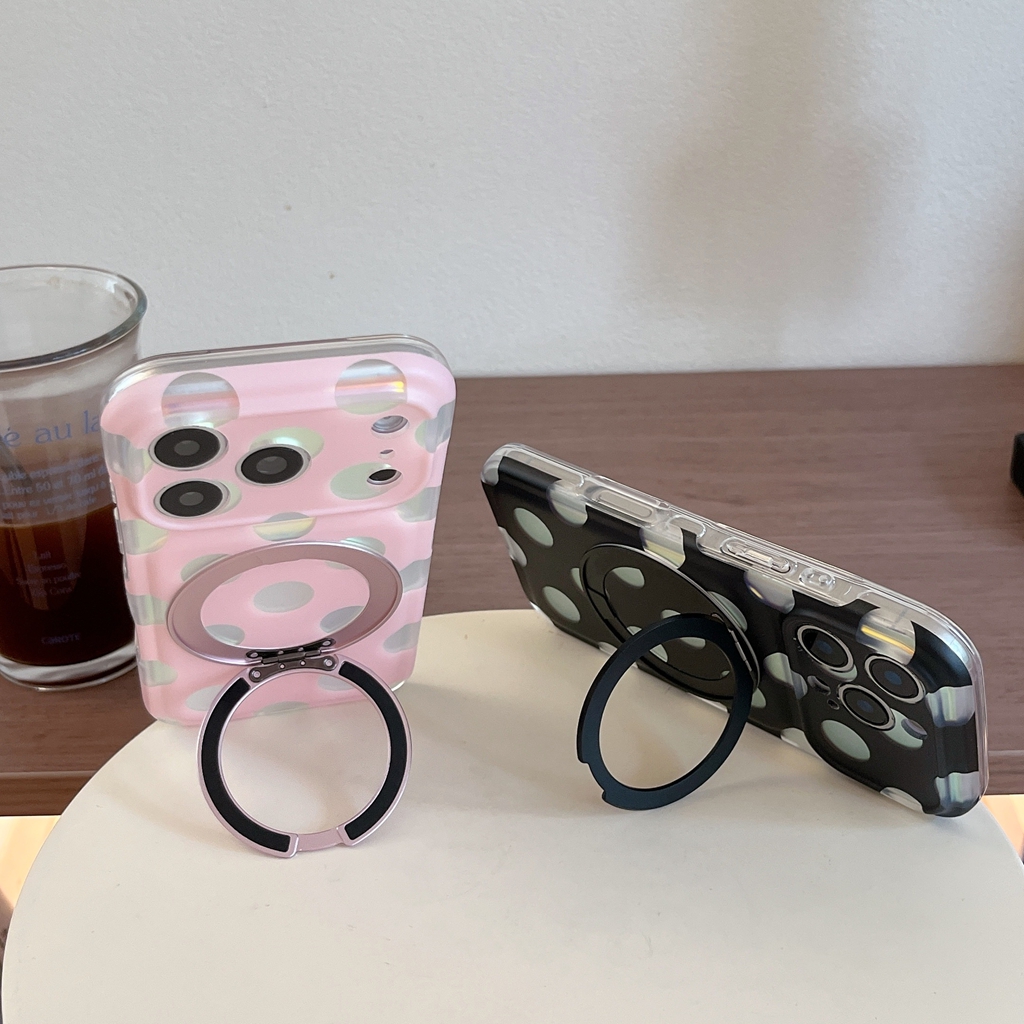 Fashion Illusory Color Polka D - Phone Accessories Ring Holder incelemesi ve fiyatı