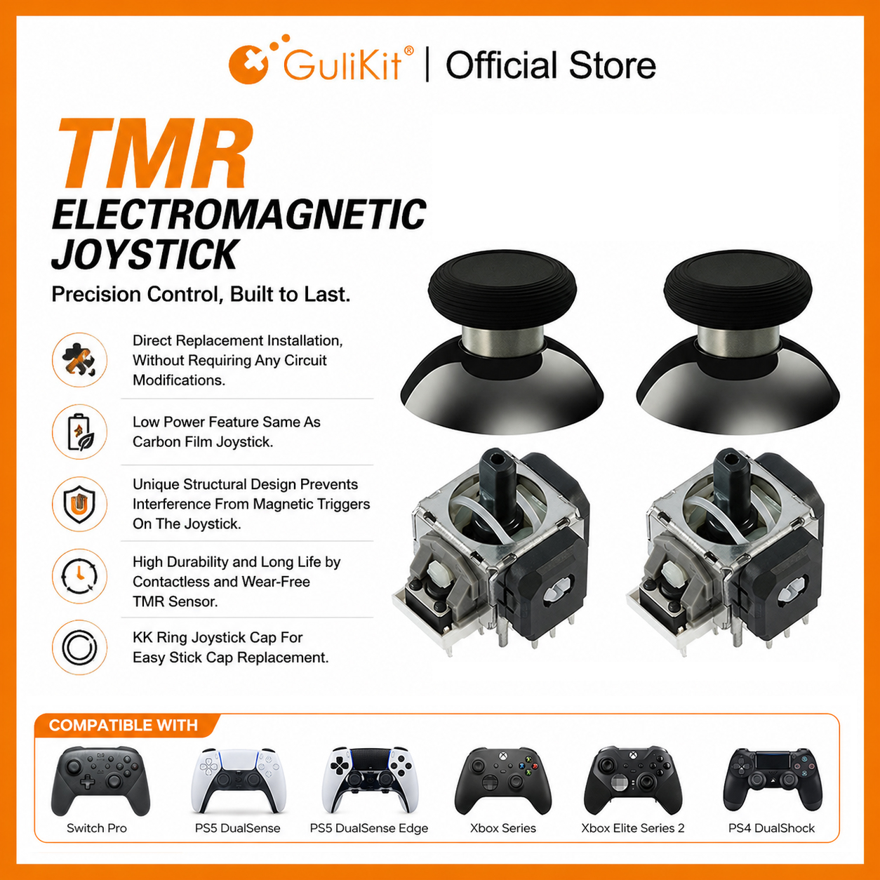 10 Pairs GuliKit TMR Joystick  - Xbox Phone Accessories incelemesi ve fiyatı