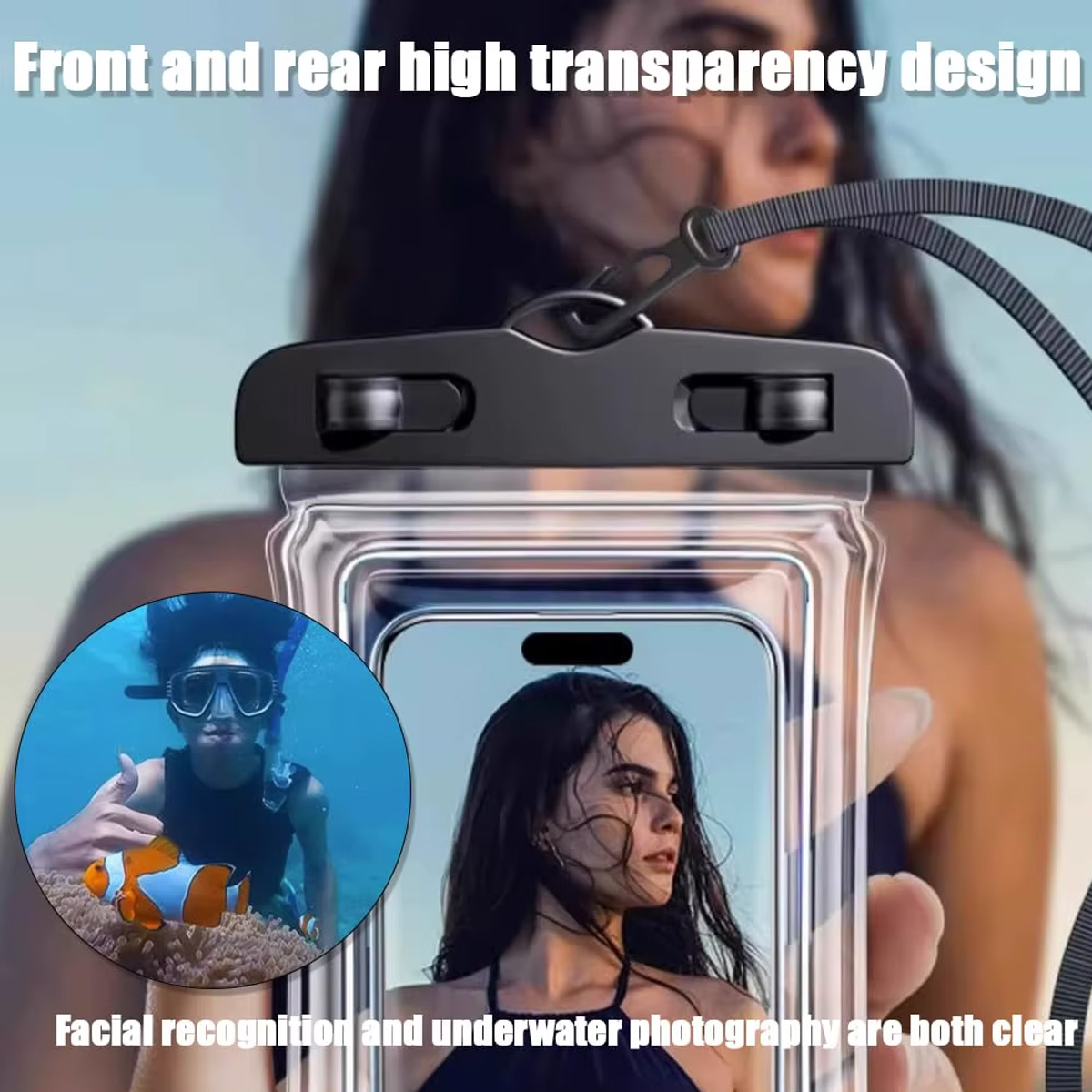 Transparent Waterproof Mobile  - Neck Hanging Phone Holder incelemesi ve fiyatı