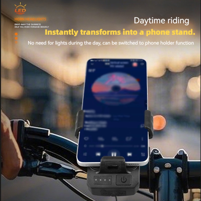 Bicycle Front Light with Horn  - Phone Zone Accessories & Repair Lake Charles Reviews incelemesi ve fiyatı