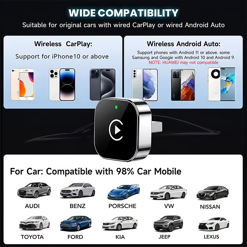 2-in-1 Wireless CarPlay Adapte - Usb C Hub incelemesi ve fiyatı