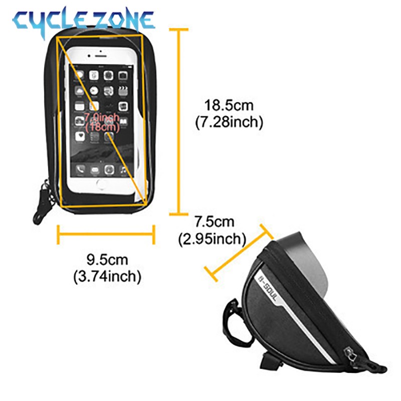 Mountain Bicycle Bag Touch Scr - Phone Zone Accessories & Repair Lake Charles Reviews incelemesi ve fiyatı