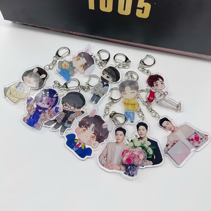 Xiao Zhan cartoon anime keycha - Phone Accessories Chain incelemesi ve fiyatı