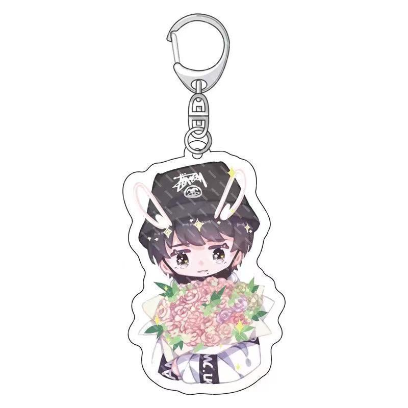 Xiao Zhan cartoon anime keycha - Phone Accessories Chain incelemesi ve fiyatı