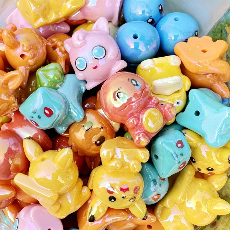 10pcs 28mm cartoon resin 3D Po - Phone Accessories Chain incelemesi ve fiyatı
