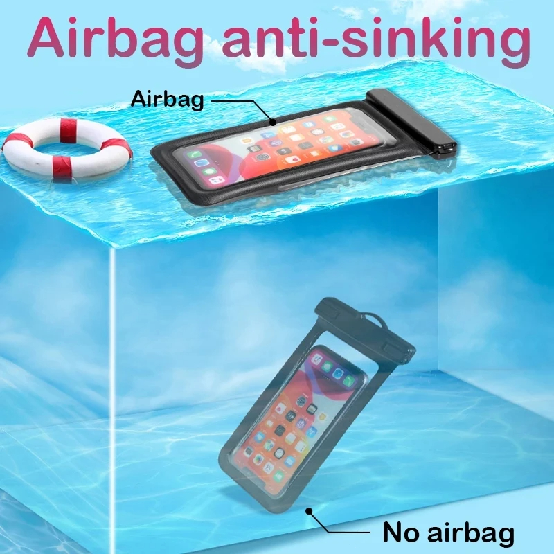 Air Bag Floating Water Proof P - Neck Hanging Phone Holder incelemesi ve fiyatı