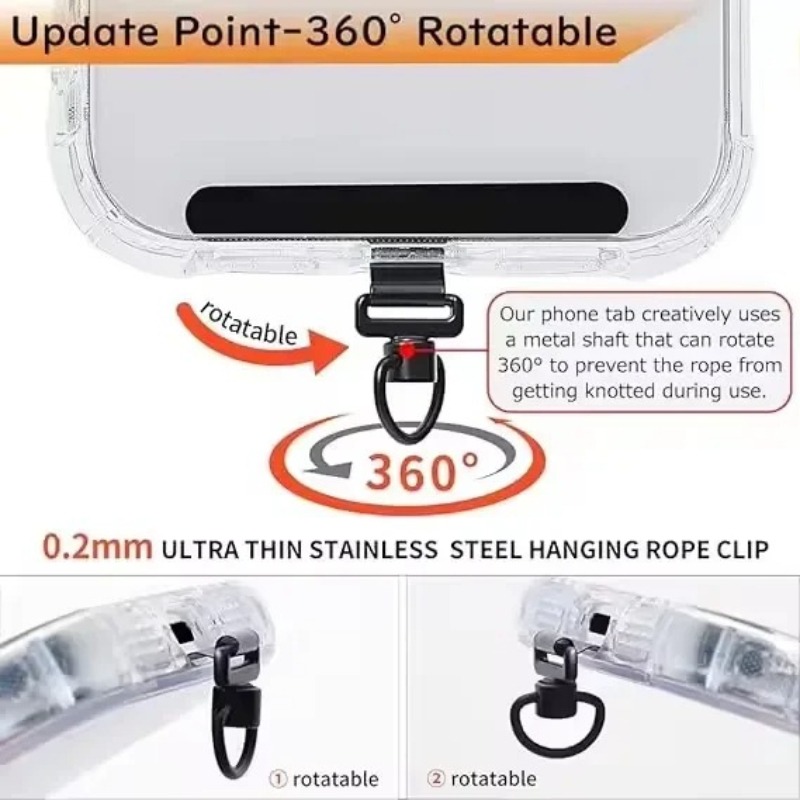 360 Rotating Phone Lanyard Cli - Phone Accessories Ring Holder incelemesi ve fiyatı