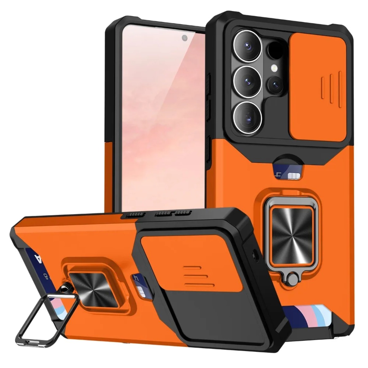 Card Slot Ring Holder Phone Ca - Phone Accessories Ring Holder incelemesi ve fiyatı