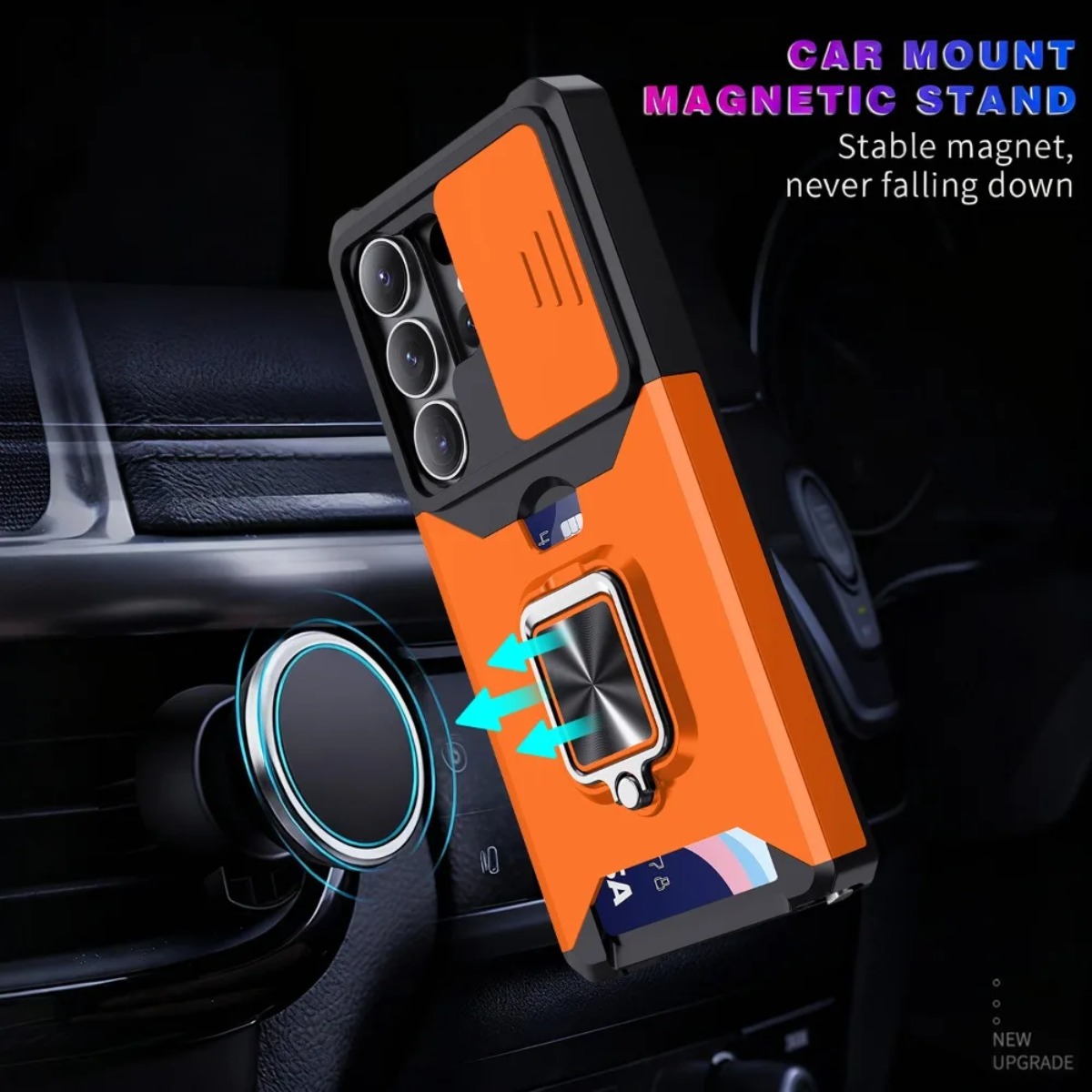 Card Slot Ring Holder Phone Ca - Phone Accessories Ring Holder incelemesi ve fiyatı