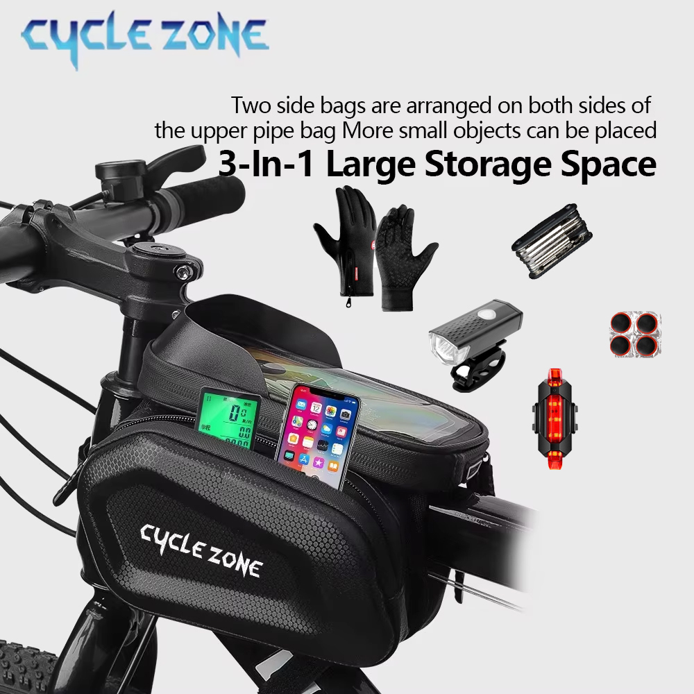 Large Capacity Bicycle Top Tub - Phone Zone Accessories & Repair Lake Charles Reviews incelemesi ve fiyatı