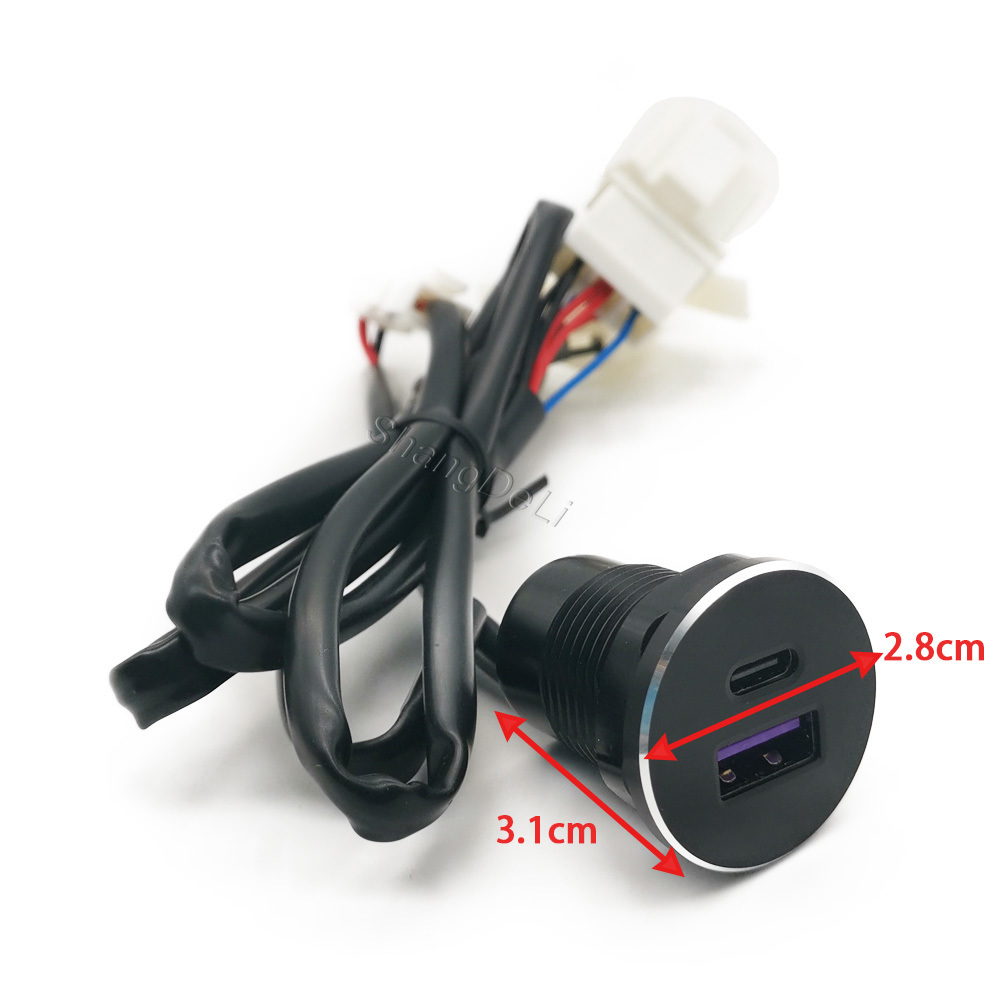 BLue LED Light Car PD Type C Q - Usb C Hub incelemesi ve fiyatı