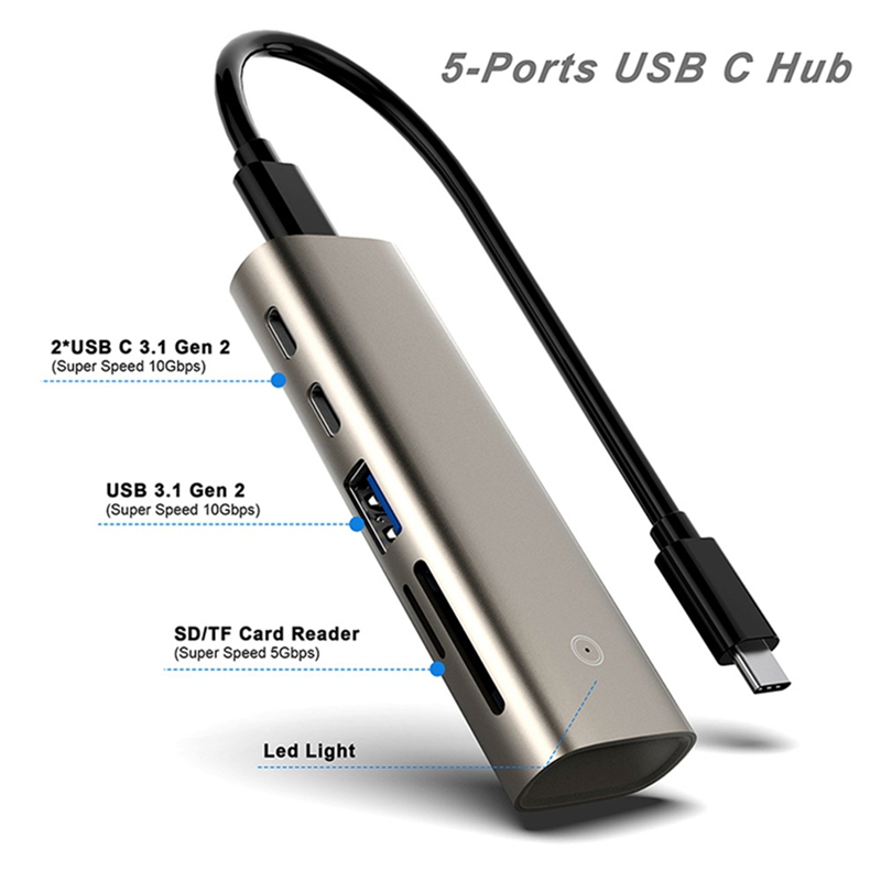 USB Hub USB-A(Gen2)+2xUSB-C(Ge - Usb C Hub incelemesi ve fiyatı